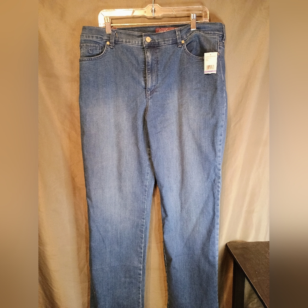 New Gloria Vanderbilt Classic Amanda Plus Size Short Women's Jeans